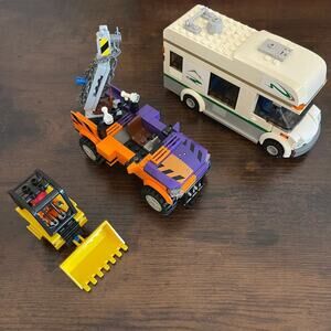 Lego Rv Camper Lego 6864 Truck Lego City Demolition SOME GLUED PIECES